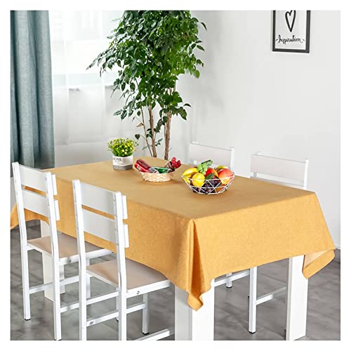 Rechteckige Tischdecke für Hochzeit, wasserdicht, Wachstuch, einfache Farbe, erweiterbar, quadratisch, 140 x 240 cm, Party-Dekoration und Schutz Rechteckige Tischdecke für Hochzeit, wasserdicht, Wachstuch, einfache Farbe, erweiterbar, quadratisch, 140 x 240 cm, Party-Dekoration und Schutz von Generisch