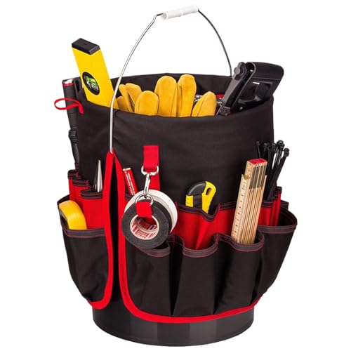 Reinigungs-Caddy-Organizer – Eimer-Werkzeug-Organizer | Werkzeugtasche mit Griff | Eimer-Werkzeugtasche | Der Bucketeer Eimer Werkzeug-Organizer für Schraubendreher, Wasserwaagen, Zangen Reinigungs-Caddy-Organizer – Eimer-Werkzeug-Organizer | Werkzeugtasche mit Griff | Eimer-Werkzeugtasche | Der Bucketeer Eimer Werkzeug-Organizer für Schraubendreher, Wasserwaagen, Zangen von Generisch