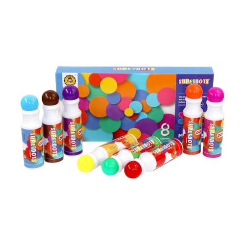 Reinigungsmarker - Kunst-Malset für Kinder, waschbare und löschbare Marker für Kunstaktivitäten für kleine Kinder, reguläre Punktmarker von Generisch