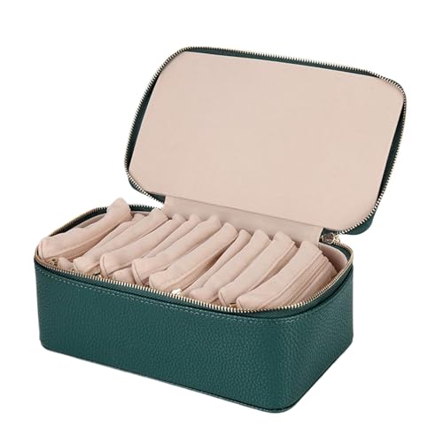 Reise-Schmuckschatulle, kleiner Schmuck-Halsketten-Ring-Organizer, eleganter tragbarer Ringhalter, kompakt, stilvoll, perfekt für Frauen, Mädchen, Oma, Ehefrau, Tochter und Urlaubszubehör Reise-Schmuckschatulle, kleiner Schmuck-Halsketten-Ring-Organizer, eleganter tragbarer Ringhalter, kompakt, stilvoll, perfekt für Frauen, Mädchen, Oma, Ehefrau, Tochter und Urlaubszubehör von Generisch