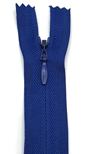 Reißverschluss Nahtverdeckt 22cm / 40 cm / 60 cm (039 Königsblau, 60 cm) von Generisch