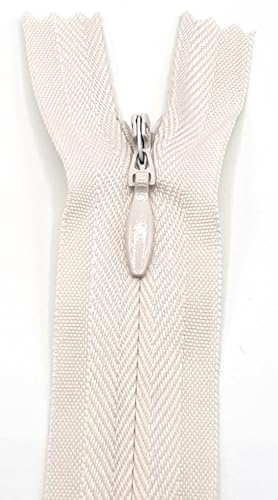 Reißverschluss Nahtverdeckt 22cm / 40 cm / 60 cm (571 Elfenbein, 22 cm) von Generisch