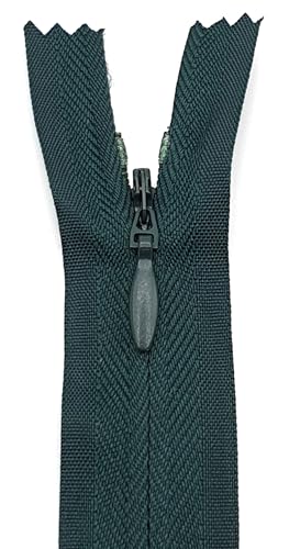 Reißverschluss Nahtverdeckt 22cm / 40 cm / 60 cm (890 Tannengrün, 60 cm) von Generisch