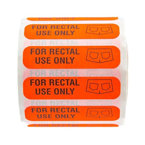 Rektal -Verwendung - 500x Permanentkleber Etiketten, humorvolle Scherzstreichaufkleber, mutige Warnlabel -, lustiger -Label | Neuheit Streichetiketten für Erwachsene Rektal -Verwendung - 500x Permanentkleber Etiketten, humorvolle Scherzstreichaufkleber, mutige Warnlabel -, lustiger -Label | Neuheit Streichetiketten für Erwachsene von Generisch