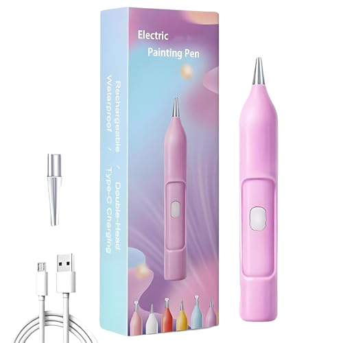 Rhinestone Malstift | Wiederaufladbarer Rhinestone Punktierstift Elektrisch | Projektgestaltung Werkzeug Automatische Vakuum Adsorption Für Teamaktivität Klassenzimmer von Generisch