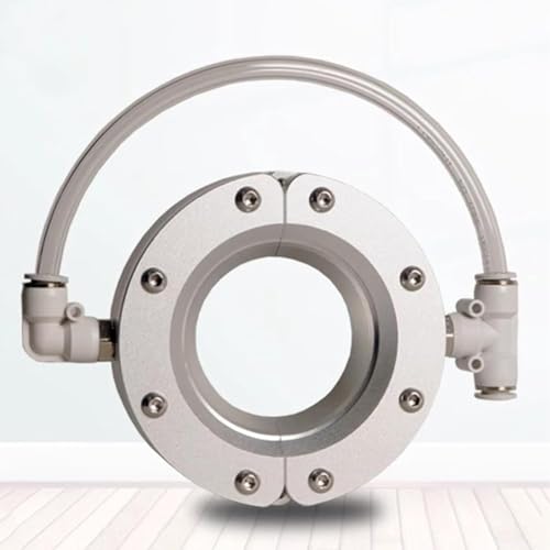 Ring-Luftmesser-Gebläse, 360° Aluminiumlegierung, Super-Luftwischtuch mit zwei Einlässen, für effizientes Trocknen von Rohren und Kabeln mit Luftkompressor von Generisch