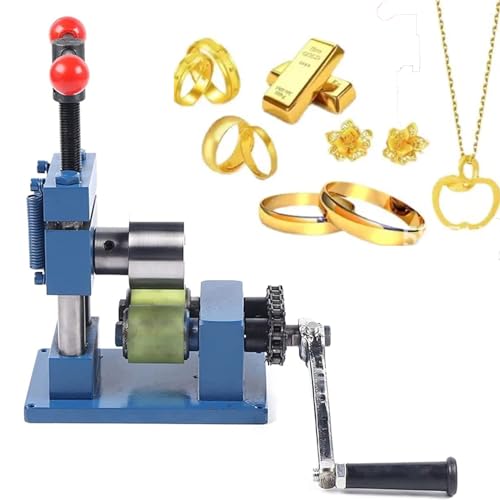 Ringbiegewerkzeug, Metallbieger für Armbänder, Handkurbel-Biegemaschine, manuelle Walzmühle für DIY-Schmuckherstellung Ringbiegewerkzeug, Metallbieger für Armbänder, Handkurbel-Biegemaschine, manuelle Walzmühle für DIY-Schmuckherstellung von Generisch