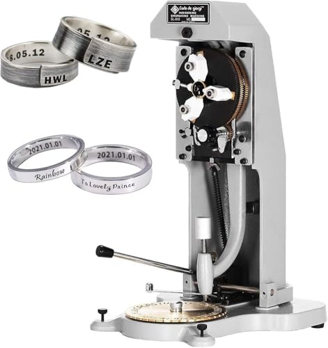 Ringgravur-Stempel, 1,5 mm bis 2,0 mm, Innenring-Gravurmaschine, Standard-Buchstabenstempel zum Personalisieren von Schmuck von Generisch