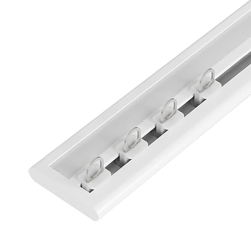 Robuste Deckenvorhangschiene, 8,5 m schmale Aluminiumlegierung, komplette Hardware im Lieferumfang enthalten für Zuhause, Büro, Krankenhaus – einfache Installation, sanftes Gleiten Robuste Deckenvorhangschiene, 8,5 m schmale Aluminiumlegierung, komplette Hardware im Lieferumfang enthalten für Zuhause, Büro, Krankenhaus – einfache Installation, sanftes Gleiten von Generisch