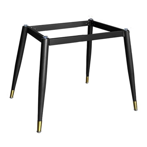 Robuste Eisen-Esstischbeine, industrielle Metall-Tischbeine mit Saugnäpfen, moderner Tischfuß, Schreibtischrahmen für Marmor/Glas, Möbelbeine für Zuhause, Küche, DIY-Schreibtisch (70 cm x 40 cm x 72 von Generisch