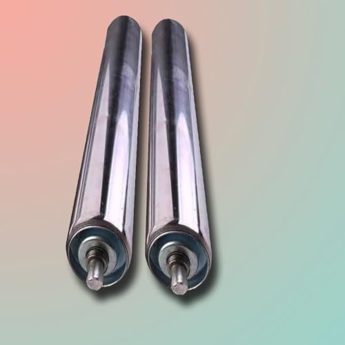 Robuste Förderrollen, 2 Stück, Durchmesser 25 mm, Länge 600 mm und 700 mm, industrielle Lagerausrüstung, langlebige Fördersystem-Teile, Tragfähigkeit bis zu 60 mm Robuste Förderrollen, 2 Stück, Durchmesser 25 mm, Länge 600 mm und 700 mm, industrielle Lagerausrüstung, langlebige Fördersystem-Teile, Tragfähigkeit bis zu 60 mm von Generisch