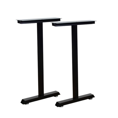 Robuste I-Tischbeine aus Eisen für Schreibtisch, Credenza und Esstisch, 60/72 cm Höhe, stabile Metall-Möbelbeine zum Schreiben und für Beistelltische (35 x 72 cm) von Generisch