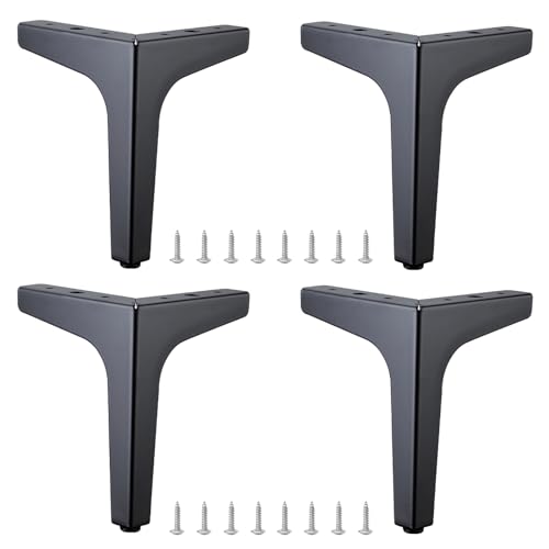Robuste Metall-Möbelbeine für Sofa, TV-Schrank, Kommode, Nachttisch, Tisch, 15 cm Robuste Metall-Möbelbeine für Sofa, TV-Schrank, Kommode, Nachttisch, Tisch, 15 cm von Generisch