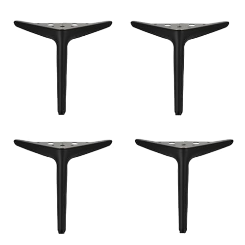 Robuste dreieckige Metall-Möbelbeine, 100 mm, hohe Tragfähigkeit, für Sofa, Schrank, TV-Einheit, Badezimmer, langlebige und stilvolle Stützlösung, 4 Stück Robuste dreieckige Metall-Möbelbeine, 100 mm, hohe Tragfähigkeit, für Sofa, Schrank, TV-Einheit, Badezimmer, langlebige und stilvolle Stützlösung, 4 Stück von Generisch