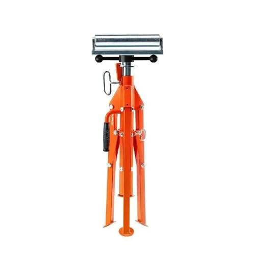 Robuster, faltbarer Rollenständer – 1134 kg Tragkraft, verstellbar für Rohre und Holzbretter Robuster, faltbarer Rollenständer – 1134 kg Tragkraft, verstellbar für Rohre und Holzbretter von Generisch