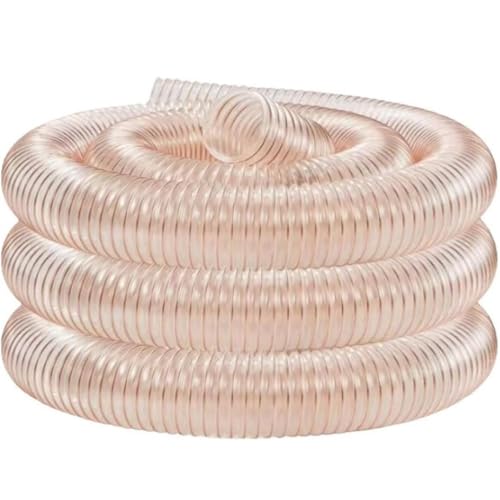Robuster, transparenter PU-Staubsammelschlauch, flexibler, transparenter K mit Stahldrahtspule, passend für 2,5–33 cm große Anschlüsse, ideal für Holzbearbeitung, Laden, Staubsauger Robuster, transparenter PU-Staubsammelschlauch, flexibler, transparenter K mit Stahldrahtspule, passend für 2,5–33 cm große Anschlüsse, ideal für Holzbearbeitung, Laden, Staubsauger von Generisch