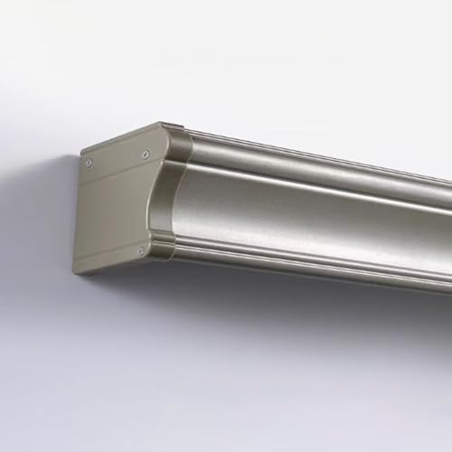 Robuster Doppelschienen-Vorhangkasten aus Aluminium, staubdichte Schiebe-Raumteiler, 3-in-1-Sichtschutzblende, 260 cm Länge für reibungslosen Betrieb Robuster Doppelschienen-Vorhangkasten aus Aluminium, staubdichte Schiebe-Raumteiler, 3-in-1-Sichtschutzblende, 260 cm Länge für reibungslosen Betrieb von Generisch