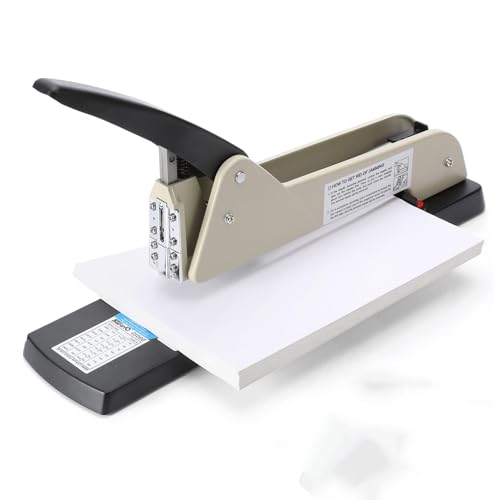 Robuster Heftgerät mit großer Reichweite, 210 Blatt Kapazität, 25 cm verstellbare Hefttiefe, ideal für Heftchen und Bürodokumente, fixierbare Papierführung Robuster Heftgerät mit großer Reichweite, 210 Blatt Kapazität, 25 cm verstellbare Hefttiefe, ideal für Heftchen und Bürodokumente, fixierbare Papierführung von Generisch