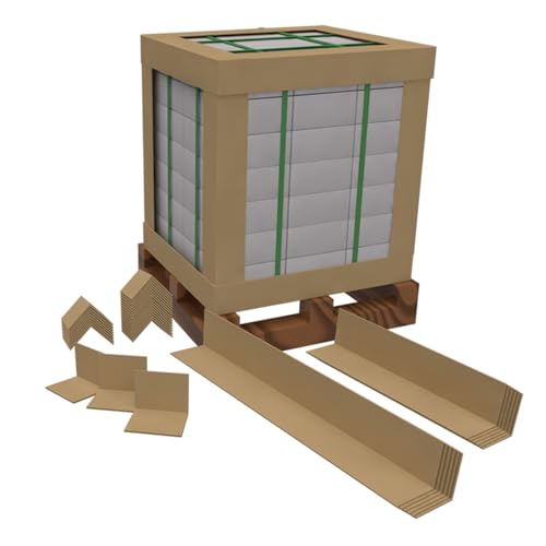 Robuster Kantenschutz aus Karton für den Versand, extra lange Eckenschutz für sichere Verpackung in Haus, Werkstatt und Garage Robuster Kantenschutz aus Karton für den Versand, extra lange Eckenschutz für sichere Verpackung in Haus, Werkstatt und Garage von Generisch