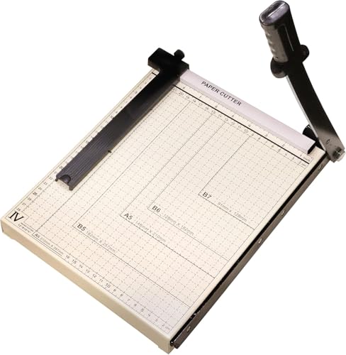 Robuster Papierschneider mit Sicherheitsschloss, 12 Blatt Kapazität für Büro- und Bastelprojekte Robuster Papierschneider mit Sicherheitsschloss, 12 Blatt Kapazität für Büro- und Bastelprojekte von Generisch