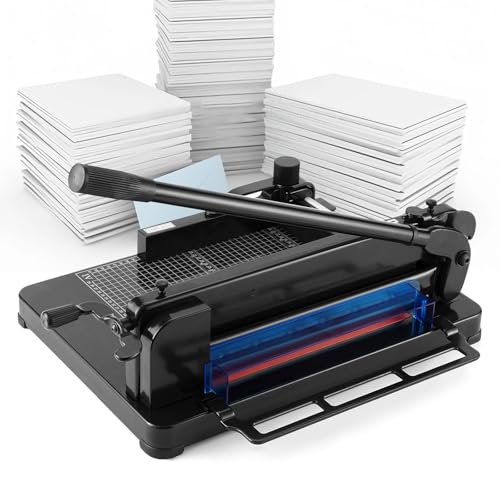 Robuster Schneidemaschine mit solider HSS-Klinge zum effizienten Schneiden von Papier, Fotos, Weich-PVC, Karton und Leder von Generisch