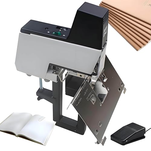 Robuster Schreibtischhefter, automatischer Sattelhefter, 2–30 Blatt Kapazität, 100 mm Hefttiefe für Druckereien und Büros Robuster Schreibtischhefter, automatischer Sattelhefter, 2–30 Blatt Kapazität, 100 mm Hefttiefe für Druckereien und Büros von Generisch
