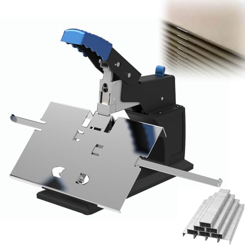 Robuster Schreibtischhefter, manuelles flaches Satteldesign, große Kapazität für Heftchen und Dokumente Robuster Schreibtischhefter, manuelles flaches Satteldesign, große Kapazität für Heftchen und Dokumente von Generisch