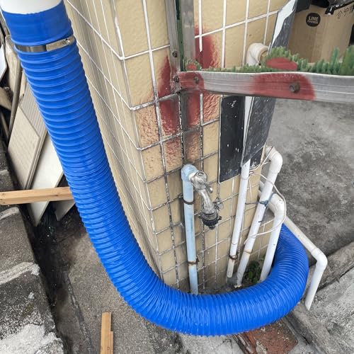 Robuster blauer Staubsammelschlauch, flexibel, 6,3 cm - 30,5 cm x 3 m, mit Edelstahl-Klemmen, ideal für gewerbliche und private Vakuumsysteme Robuster blauer Staubsammelschlauch, flexibel, 6,3 cm - 30,5 cm x 3 m, mit Edelstahl-Klemmen, ideal für gewerbliche und private Vakuumsysteme von Generisch