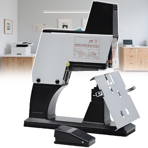 Robuster elektrischer Sattelhefter mit Fußpedal – 44 cm verlängerte Werkbank, 9-stufige Einstellung, kompatibel mit Universalklammern 23/6, 23/8, 24/6, 24/8 Robuster elektrischer Sattelhefter mit Fußpedal – 44 cm verlängerte Werkbank, 9-stufige Einstellung, kompatibel mit Universalklammern 23/6, 23/8, 24/6, 24/8 von Generisch