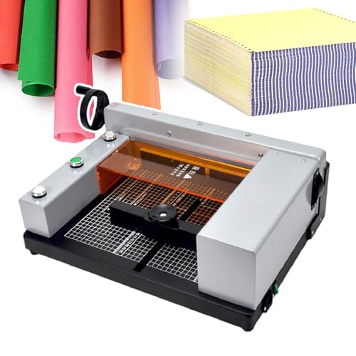 Robuster elektrischer Schneidemaschine für Papier, solide Stahlkonstruktion für Büro, Schule und Druckerei von Generisch