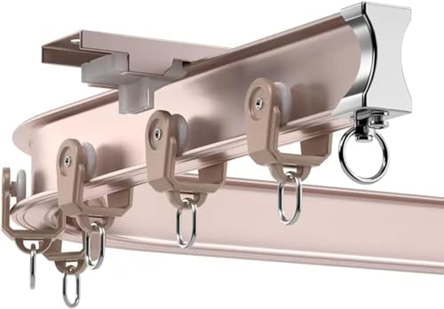 Robustes, gebogenes Vorhangschienensystem – 8 m Aluminium-Deckenhalterung, flexible Raumteilerschienen für Zuhause, Büro, Veranstaltungsräume Robustes, gebogenes Vorhangschienensystem – 8 m Aluminium-Deckenhalterung, flexible Raumteilerschienen für Zuhause, Büro, Veranstaltungsräume von Generisch