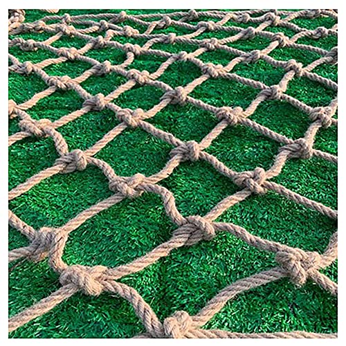 Robustes Kindersicherheitsnetz für Teiche – strapazierfähiges Juteseil, 15 cm, Kletter-Sicherheitsnetz, Outdoor-Schutz und Dekoration, Sicherheitslösung für Kinder von Generisch