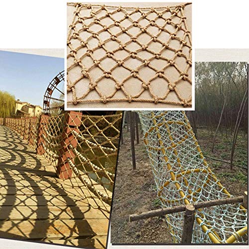 Robustes Pflanzenstütznetz – Juteseil Kletternetz für Gartenschutz – mehrere (5 m x 6 m) – & sichere Gartenlösung von Generisch