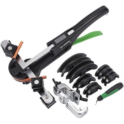 Rohrbieger mit Schneider und Reibahle - 6~22mm Biegebereich für Kupfer- und Aluminiumrohre - Professionelles Werkzeugset zum Rohrbiegen von Generisch