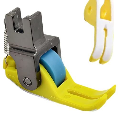 Roller Nähfuß - Single Nadel Walking Foot Pressers für Lockstitch -Maschine | Multifunktionales Nähmaschinenaufsatz für Leder, Denim, Vinyl, Stoff, Kunsthandwerk, Schneiderprojekte von Generisch