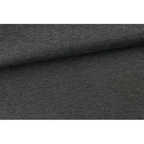 Romanit Jersey Meterware - Punta di Roma - Viskose Jersey schwer - Stoff für Reiterhose/Leggins - Stretchstoff - Öko-Tex100-50 cm x 152cm, Farbe: 068 anthrazit mel. von Generisch