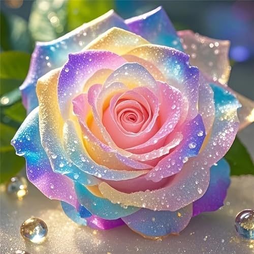 Rose Diamond Painting Bilder,Diamant Painting Erwachsene,Diamants Painting Erwachsene Für Home Wand Decor,Frauen Geschenk. (Rose) von Generisch