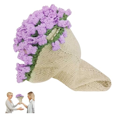 Rosenstrauß-Decken-Material-Kit, DIY handgefertigte Häkelblumenstrauß-Decken-Material-Kit, Häkelblumen-Überwurfdecken für Muttertag, Geburtstag Rosenstrauß-Decken-Material-Kit, DIY handgefertigte Häkelblumenstrauß-Decken-Material-Kit, Häkelblumen-Überwurfdecken für Muttertag, Geburtstag von Generisch