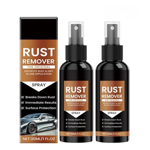 Rostentferner Spray,Rostlöser-Spray,Rust-Remover Für Metall,Werkzeuge,Autos,Ketten,Car Scratch Remover Multifunktional Anti Rostumwandler,Eisenfleckenreiniger,Anti-Rost Sprays(2 Stück) von Generisch