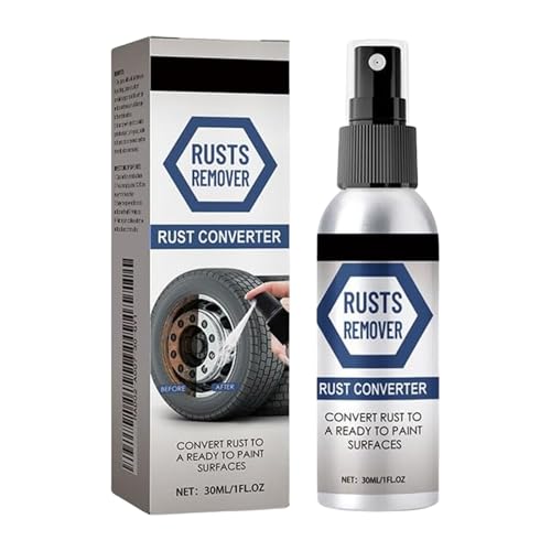 Rostreiniger - Metallspray, schneller Entferner | 30 ml Instant Oxidationswandler für Küchenspüle Werkzeuge Autoteile Badezimmer Oberfläche Aberhöhung Eraser Stahlentfetter Restoration Auto Wartung Fl Rostreiniger - Metallspray, schneller Entferner | 30 ml Instant Oxidationswandler für Küchenspüle Werkzeuge Autoteile Badezimmer Oberfläche Aberhöhung Eraser Stahlentfetter Restoration Auto Wartung Fl von Generisch
