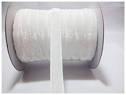 Rotes Band, 45,7 m, 48 Farben, glitzernd, metallisches Samtband, Haarreif-Clips, Schleife, Hochzeitsdekoration, Party-Dekoration, DIY, 9,5 cm breit, 10 mm breit, Weihnachtsbaum Rotes Band, 45,7 m, 48 Farben, glitzernd, metallisches Samtband, Haarreif-Clips, Schleife, Hochzeitsdekoration, Party-Dekoration, DIY, 9,5 cm breit, 10 mm breit, Weihnachtsbaum von Generisch
