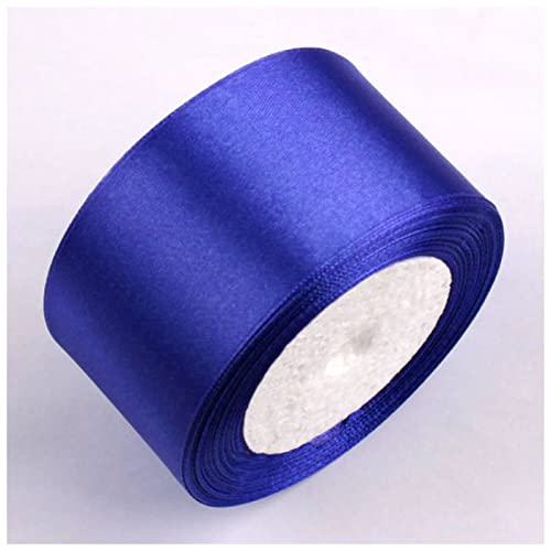 Rotes Band, Satinbänder, Hochzeit, Party, dekorative Geschenkbox, Geschenkband, DIY, Handarbeit, 6 mm, 1 cm, 1,5 cm, 2 cm, 2,5 cm, 4 cm, 5 cm, Weihnachtsbaumband (Pfauenblau) von Generisch