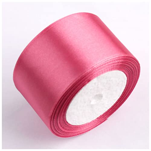 Rotes Band, Satinbänder, Hochzeit, Party, dekorative Geschenkbox, Geschenkband, DIY, Handarbeit, 6 mm, 1 cm, 1,5 cm, 2 cm, 2,5 cm, 4 cm, 5 cm, Weihnachtsbaumband (Pfauenblau) von Generisch