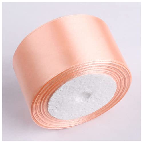 Rotes Band, Satinbänder, Hochzeit, Party, dekorative Geschenkbox, Geschenkband, DIY, Handarbeit, Basteln, 6 mm, 1 cm, 1,5 cm, 2 cm, 2,5 cm, 4 cm, 5 cm, Weihnachtsbaumband (Pfauenblau) von Generisch
