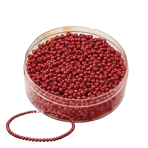 Runde Abstandshalter-Perlen, Schmuckherstellung – bunte lose Perlen, glatte Perlen, langlebige Armbandperlen, kompakte Perlen, DIY-Projekte, kreatives Bastelzubehör, Schmuckzubehör für Armbänder und Runde Abstandshalter-Perlen, Schmuckherstellung – bunte lose Perlen, glatte Perlen, langlebige Armbandperlen, kompakte Perlen, DIY-Projekte, kreatives Bastelzubehör, Schmuckzubehör für Armbänder und von Generisch