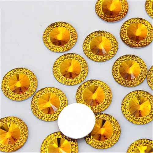 Runde Harz-Strasssteine, flache Rückseite, zum Aufkleben, Kleidung, Dekoration, Handwerk, Schuhe, Taschen, 12, 14, 16 mm, 200 Stück Runde Harz-Strasssteine, flache Rückseite, zum Aufkleben, Kleidung, Dekoration, Handwerk, Schuhe, Taschen, 12, 14, 16 mm, 200 Stück von Generisch