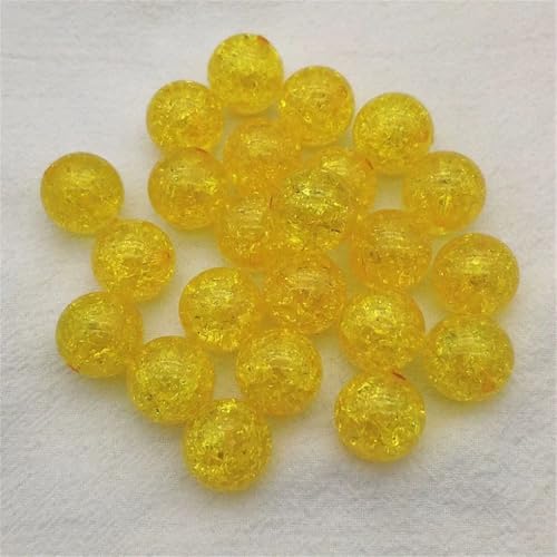 Runde Perlen für handgefertigte Halsketten, Ohrringe, DIY-Teile, Schmuck, 8 mm, Gelb, 8 mm, 1700 Stück Runde Perlen für handgefertigte Halsketten, Ohrringe, DIY-Teile, Schmuck, 8 mm, Gelb, 8 mm, 1700 Stück von Generisch