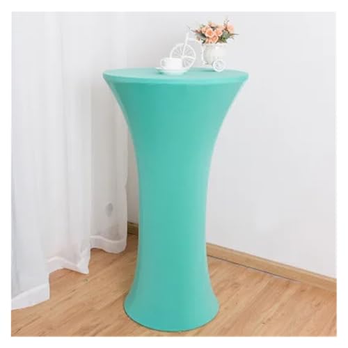 Runde Spandex-Tischdecken für Hochzeiten und Hotels, weiße Polyester-Bezüge, 70 x 110 cm, elegante blaue Cocktail-Tischdecken, perfekt für Veranstaltungen und Partys, 10 Stück Runde Spandex-Tischdecken für Hochzeiten und Hotels, weiße Polyester-Bezüge, 70 x 110 cm, elegante blaue Cocktail-Tischdecken, perfekt für Veranstaltungen und Partys, 10 Stück von Generisch
