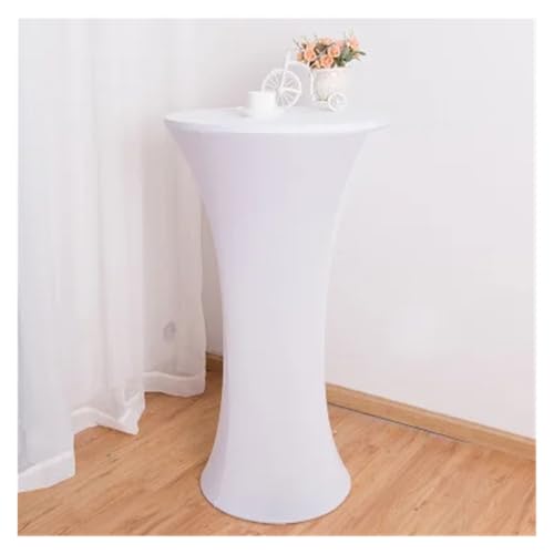 Runde Spandex-Tischdecken für Hochzeiten und Veranstaltungen, weiße Polyester-Tischdecken für Hotel und Party, 70 x 110 cm, runde Cocktail-Tischwäsche, 10 Stück Runde Spandex-Tischdecken für Hochzeiten und Veranstaltungen, weiße Polyester-Tischdecken für Hotel und Party, 70 x 110 cm, runde Cocktail-Tischwäsche, 10 Stück von Generisch