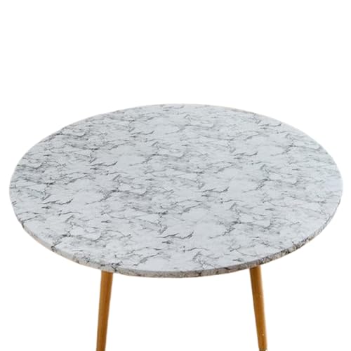 Runde Tischdecke, Terrassentischdecken, wasserdicht, schmutzabweisend, elastisch, abwischbar, für den Innen- und Außenbereich Runde Tischdecke, Terrassentischdecken, wasserdicht, schmutzabweisend, elastisch, abwischbar, für den Innen- und Außenbereich von Generisch